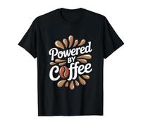 Powered By Coffee Caffeine Boost Coffee Lovers Value Graphic T-Shirt, Men, Black, M