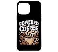 Powered By Coffee Caffeine Lover Espresso Beans Morning Cup Case for iPhone 13 Pro Max