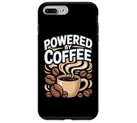 Powered By Coffee Caffeine Lover Espresso Beans Morning Cup Case for iPhone 7 Plus/8 Plus
