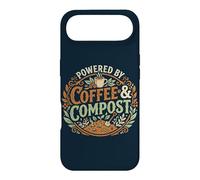 Powered By Coffee & Compost Funny Gardener Case for iPhone Air