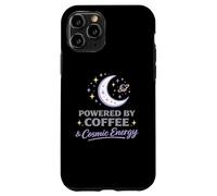 Powered By Coffee Cosmic Energy Astrology Moon Women Case for iPhone 11 Pro