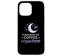 Powered By Coffee Cosmic Energy Astrology Moon Women Case for iPhone 13 Pro Max