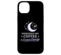 Powered By Coffee Cosmic Energy Astrology Moon Women Case for iPhone 14 Plus