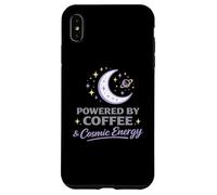 Powered By Coffee Cosmic Energy Astrology Moon Women Case for iPhone XS Max