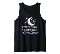 Powered By Coffee Cosmic Energy Astrology Moon Women Tank Top