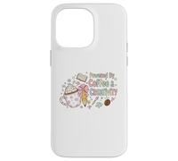 Powered By Coffee Creativity Cute Artist Design Case for iPhone 14 Pro Max