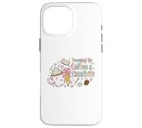 Powered By Coffee Creativity Cute Artist Design Case for iPhone 16 Pro Max
