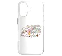 Powered By Coffee Creativity Cute Artist Design Case for iPhone 17