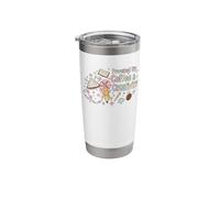 Powered By Coffee Creativity Cute Artist Design Stainless Steel Insulated Tumbler