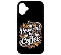 Powered By Coffee Java Lover Case for iPhone 16 Plus