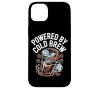 Powered By Cold Brew Coffee Iced Caffeine Case for iPhone 14 Plus