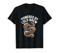 Powered By Cold Brew Coffee Lovers Unite Value Graphic T-Shirt, Men, Black, M