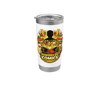 Powered By Comics Stainless Steel Insulated Tumbler