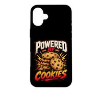 Powered By Cookies Funny Saying Humor Joke Gag Case for iPhone 16 Plus