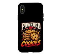 Powered By Cookies Funny Saying Humor Joke Gag Case for iPhone X/XS