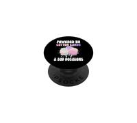 Powered By Cotton Candy Bad Decisions Lover Sweet Treat PopSockets Adhesive PopGrip