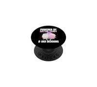 Powered By Cotton Candy Bad Decisions Lover Sweet Treat PopSockets Adhesive PopGrip