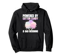 Powered By Cotton Candy Bad Decisions Lover Sweet Treat Pullover Hoodie
