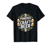 Powered by Craft Beer Mug Cheers T-Shirt
