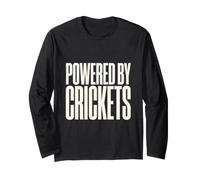 Powered By Crickets Funny Reptile Keeper Feeder Long Sleeve T-Shirt