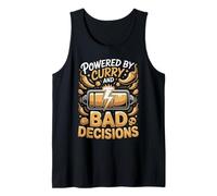 Powered By Curry and Bad Decisions Spice Tank Top