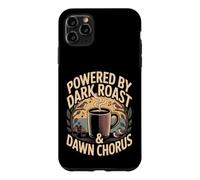 Powered by Dark Roast Dawn Chorus Birding Design Case for iPhone 11 Pro Max