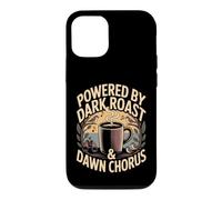 Powered by Dark Roast Dawn Chorus Birding Design Case for iPhone 12/12 Pro