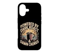 Powered by Dark Roast Dawn Chorus Birding Design Case for iPhone 17