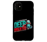 Powered By Deep Breaths Inhaler Respiratory Wellness Case for iPhone 11
