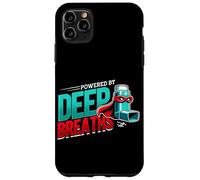 Powered By Deep Breaths Inhaler Respiratory Wellness Case for iPhone 11 Pro Max