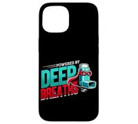 Powered By Deep Breaths Inhaler Respiratory Wellness Case for iPhone 15
