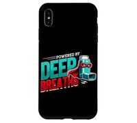 Powered By Deep Breaths Inhaler Respiratory Wellness Case for iPhone XS Max