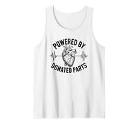 Powered by Donated Parts Heart Transplant Strength Tank Top