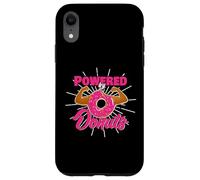 Powered by Donuts Funny Gym Apparel Case for iPhone XR