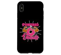 Powered by Donuts Funny Gym Apparel Case for iPhone XS Max