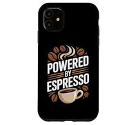 Powered By Espresso Coffee Beans Mug Lover Case for iPhone 11