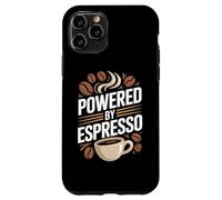 Powered By Espresso Coffee Beans Mug Lover Case for iPhone 11 Pro