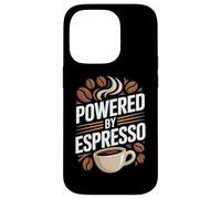 Powered By Espresso Coffee Beans Mug Lover Case for iPhone 14 Pro