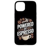 Powered By Espresso Coffee Beans Mug Lover Case for iPhone 15 Plus