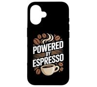 Powered By Espresso Coffee Beans Mug Lover Case for iPhone 16
