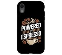 Powered By Espresso Coffee Beans Mug Lover Case for iPhone XR
