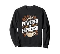 Powered By Espresso Coffee Beans Mug Lover Sweatshirt
