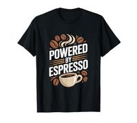 Powered by Espresso Coffee Beans Mug Lover T-Shirt