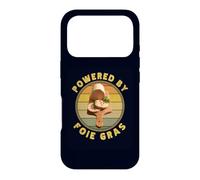 Powered By Foie Gras French Retro Gourmet Foodie Humor Case for iPhone 17 Pro