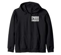 Powered By French Fries French Fries Lover Fast Food Eater Zip Hoodie