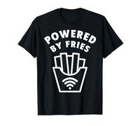 Powered by Fries Shirt - Powered By French Fries Value Graphic T-Shirt
