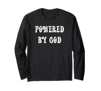 Powered by God Inspirational Long Sleeve T-Shirt