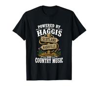 Powered By Haggis and Country Music Scotland T-Shirt