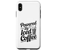 Powered By Iced Coffee Caffeine Fuelled Coffee Lover Case for iPhone XS Max