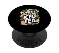 Powered By Iced Tea Citrus Fresh Cool PopSockets Adhesive PopGrip